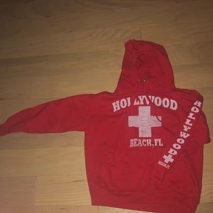Hollywood Beach Florida lifeguard hoodie